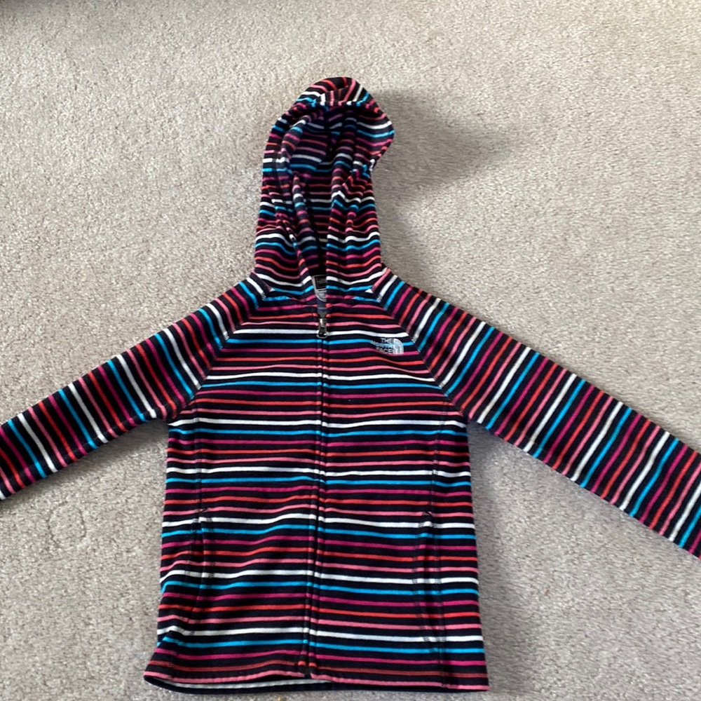 North face 7/8 stripe fleece